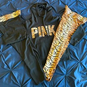 VS PINK M/S tiger print set